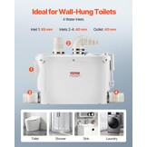 Afvalwaterpomp 500W - 8m Opvoerhoogte - 34% Korting!