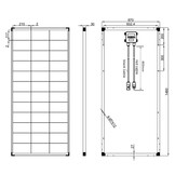 200W Monokristallijn Zonnepaneel 12V PERC 9BB - 34% Korting!