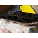 Kabelbrug 2 kanalen - 10 Ton draagvermogen - Thermoplastisch Rubber - 2 Stuks