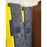 Kabelbrug 2 kanalen - 10 Ton draagvermogen - Thermoplastisch Rubber - 2 Stuks