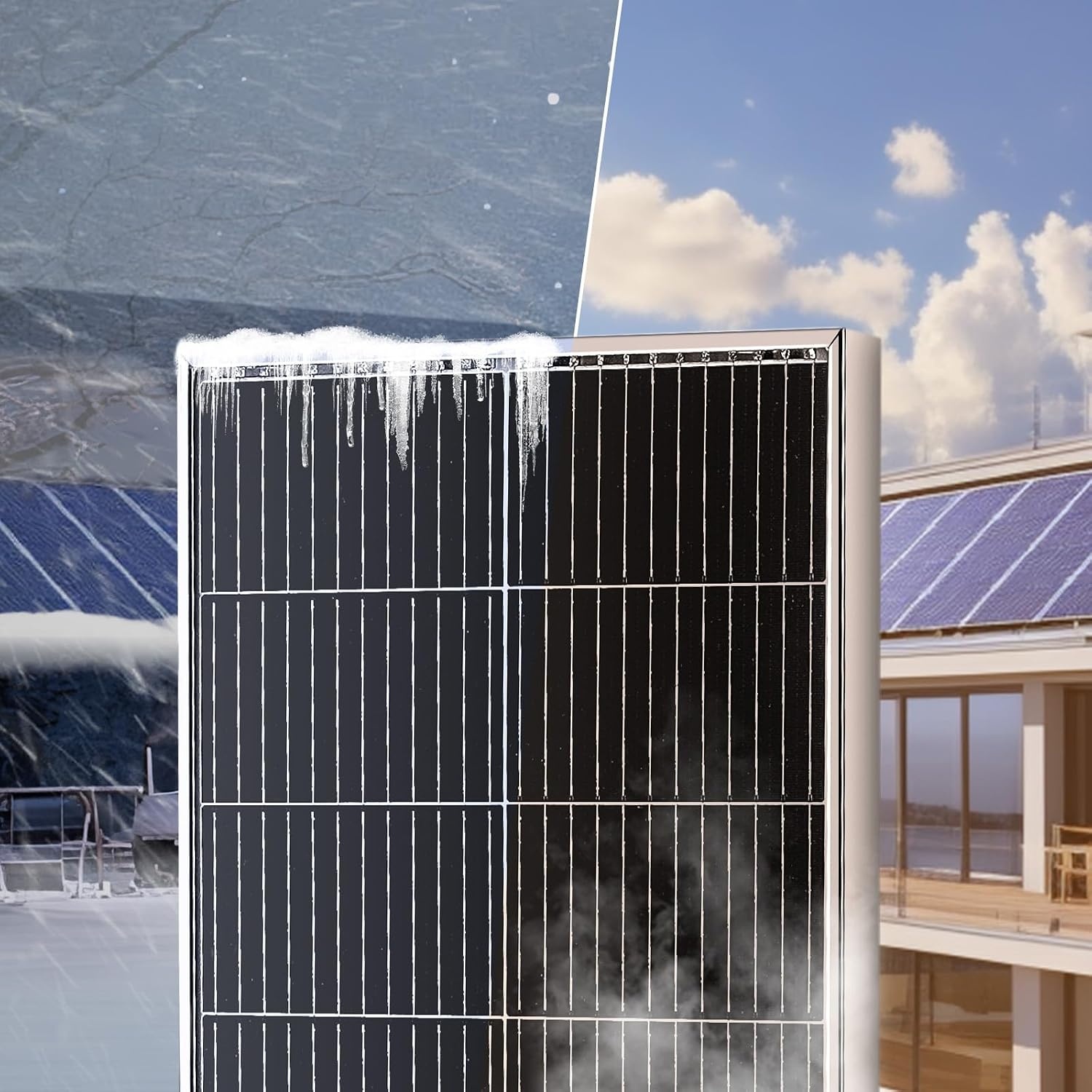 Monokristallijn Zonnepaneel Set 2x 100W - 35% Korting
