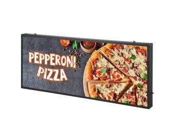 Programmeerbaar Full Color LED Reclamebord 99x41 cm (35% Korting)
