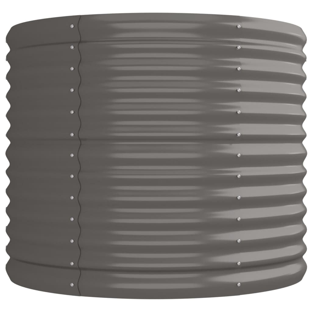 Verhoogde Plantenbak Staal Grijs 224x80x68cm - 34% Korting