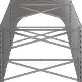 Verhoogde Plantenbak Staal Grijs 224x80x68cm - 34% Korting