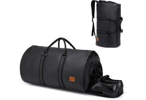 Kreukvrije Kledingtas Reistas 3-in-1 Rugzak 45L Zwart - 34% Korting