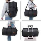 Kreukvrije Kledingtas Reistas 3-in-1 Rugzak 45L Zwart - 34% Korting