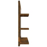Badkamerspiegel 60x10,5x45 cm Bewerkt Hout Gerookt Eiken - 28% Korting!