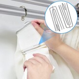 30x RVS Gordijnhaken - Maak Perfecte Pluizen