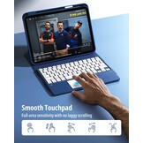 iPad Toetsenbordhoes 11" 10e/11e Gen met Touchpad & Kleurenverlichting (59% korting)