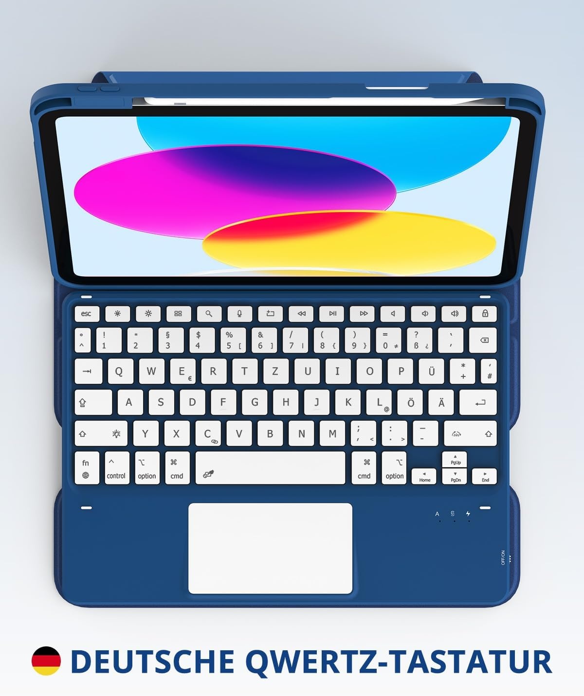 iPad Toetsenbordhoes 11" 10e/11e Gen met Touchpad & Kleurenverlichting (59% korting)