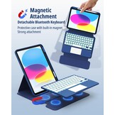 iPad Toetsenbordhoes 11" 10e/11e Gen met Touchpad & Kleurenverlichting (59% korting)