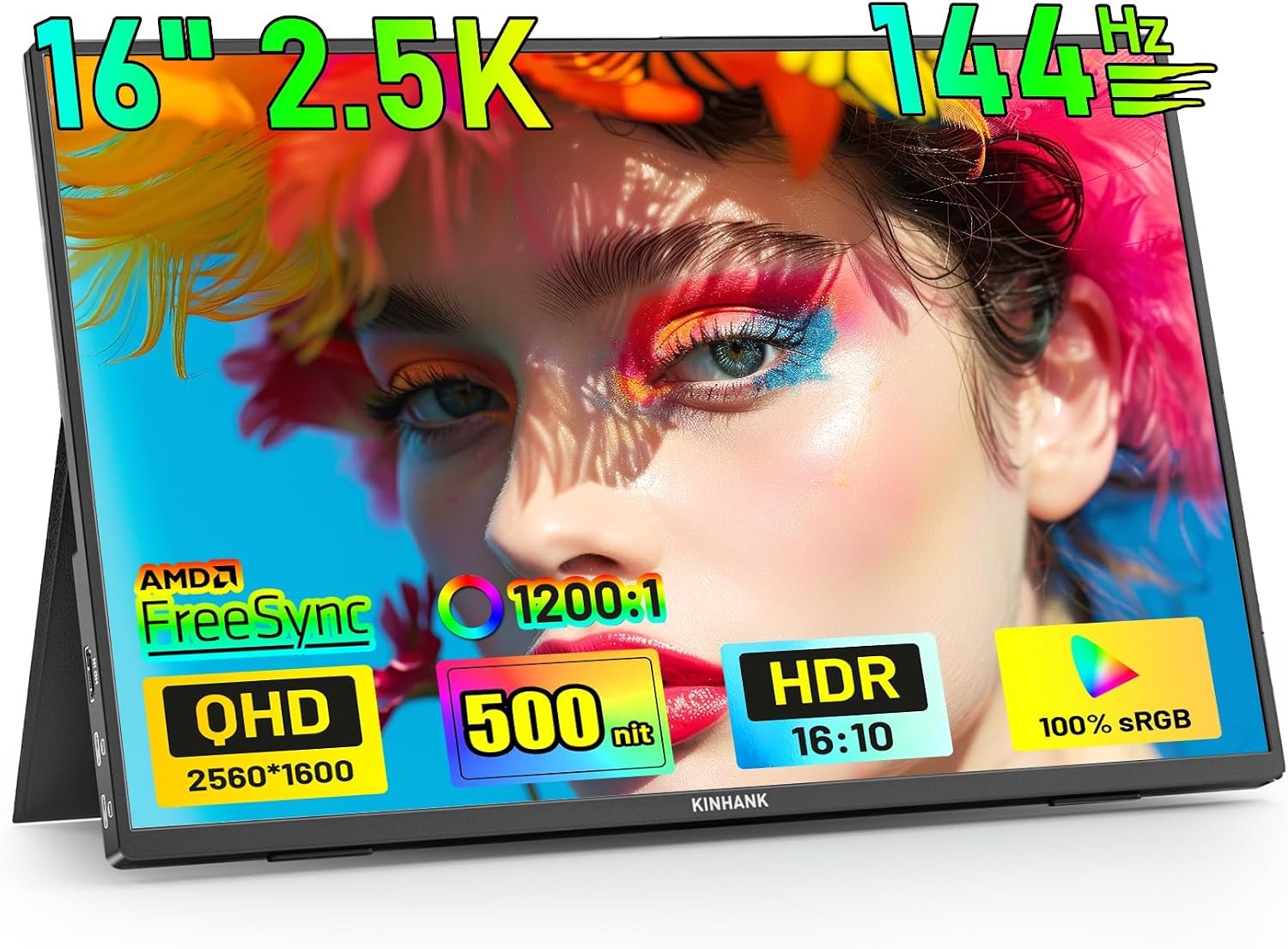 Draagbare Monitor 16" 2.5K QHD 144Hz - 35% Korting!
