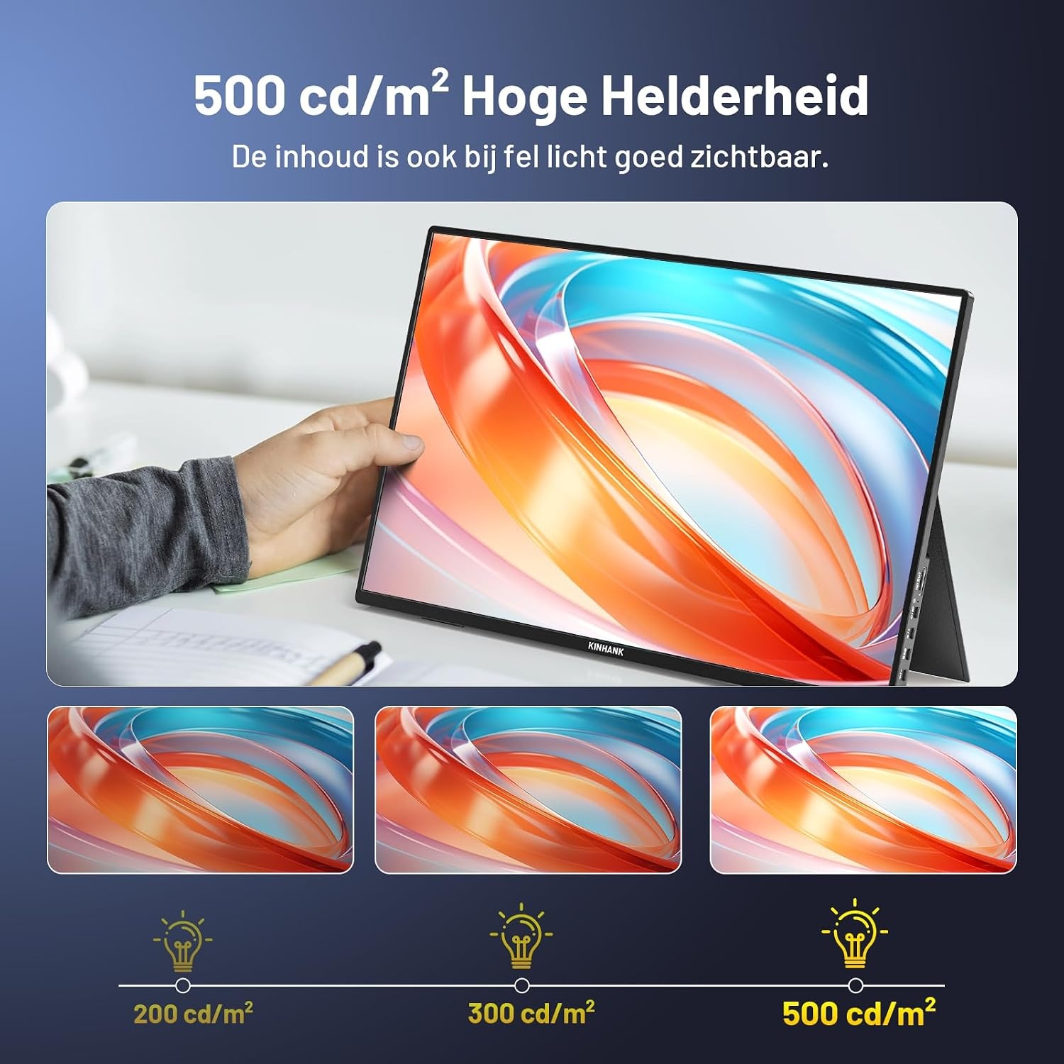 Draagbare Monitor 16" 2.5K QHD 144Hz - 35% Korting!