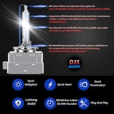 D1S Xenon Koplamp 8000K Koel Blauw - 2 Stuks (59% Korting)