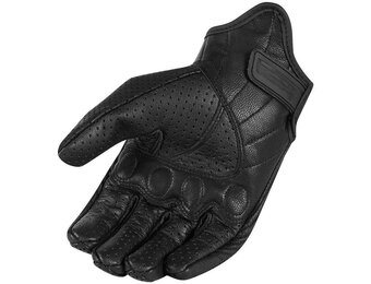 Motorhandschoenen Leer Zwart Knokkelbescherming Touchscreen Maat 2XL - 33% Korting