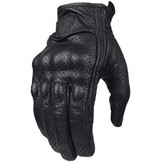 Motorhandschoenen Leer Zwart Knokkelbescherming Touchscreen Maat 2XL - 33% Korting