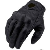 Motorhandschoenen Leer Zwart Knokkelbescherming Touchscreen Maat 2XL - 33% Korting