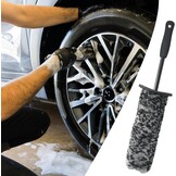 Microvezel Velgenreinigingsset 6-delig - Auto, Camper, Motor, Fiets - Zwart