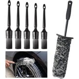 Microvezel Velgenreinigingsset 6 Stuks | Zwart | 74% Korting