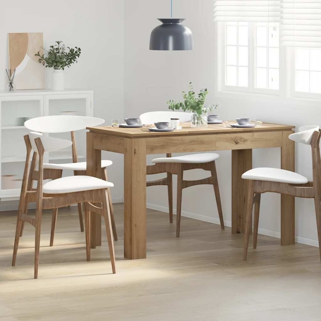Eettafel Artisanaal Eikenhout 120x60 cm - 34% Korting