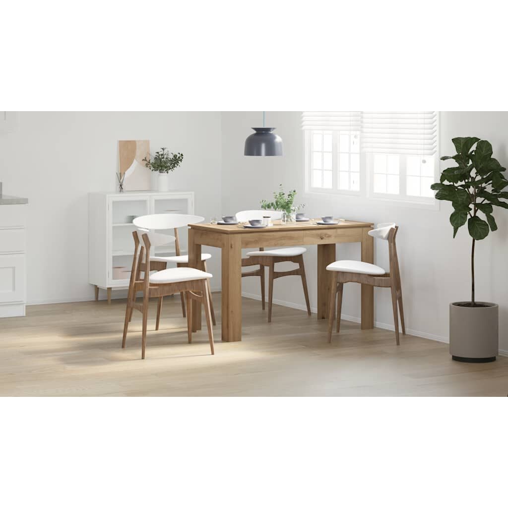 Eettafel Artisanaal Eikenhout 120x60 cm - 34% Korting