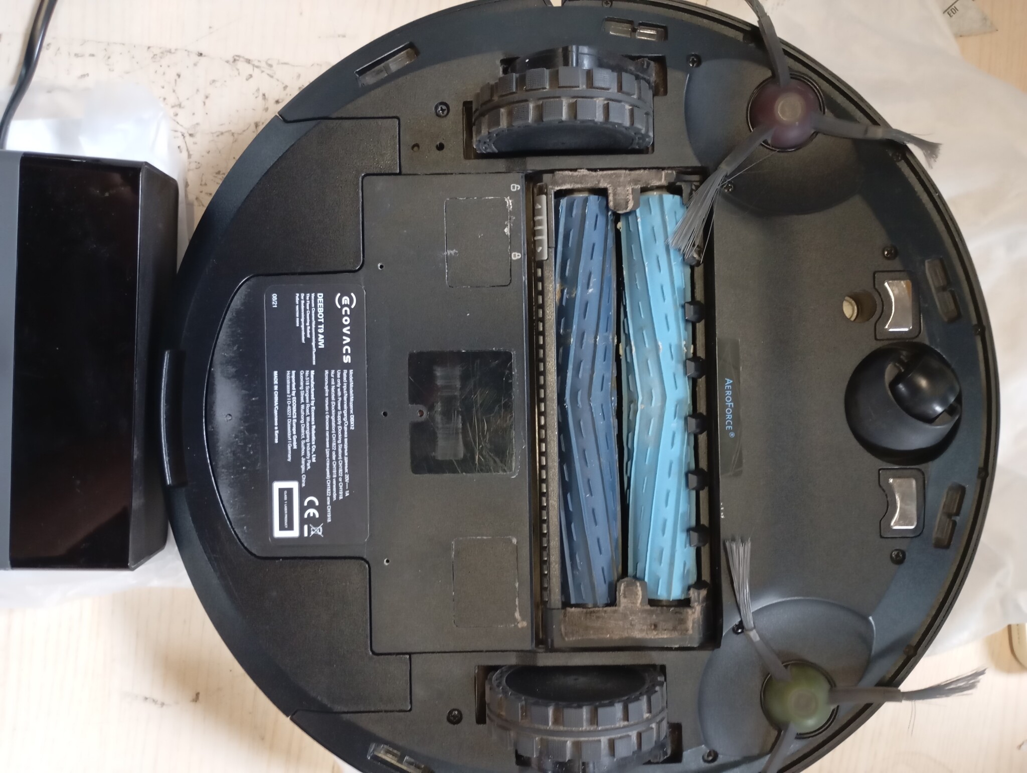 ECOVACS DEEBOT T9 AIVI Robotstofzuiger met Dweilfunctie - Zwart - 85% Korting