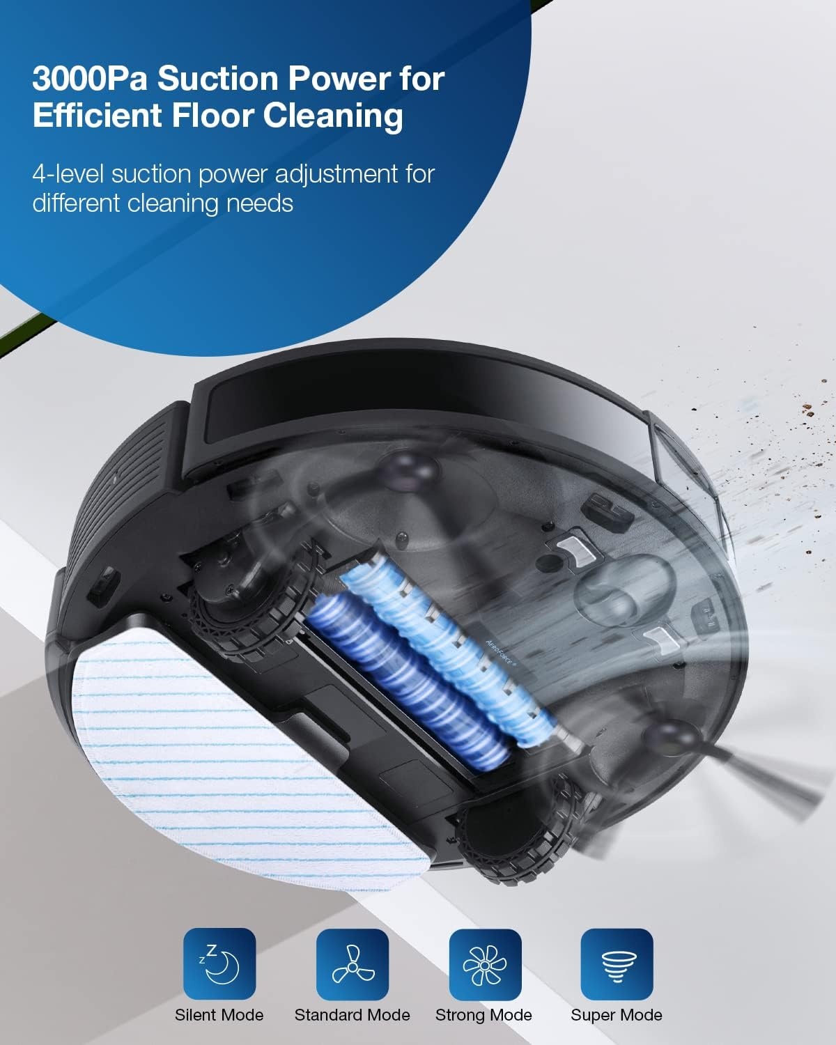 ECOVACS DEEBOT T9 AIVI Robotstofzuiger met Dweilfunctie - Zwart - 85% Korting