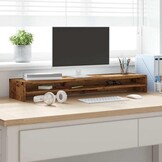 VidaXL Monitorstandaard Oud Houtkleurig - 33% Korting