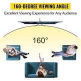 Projectiescherm met statief 80" 16:9 4K HD | 28% Korting