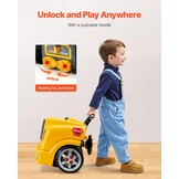 Kinderspeelgoed Vrachtwagenmotor Reparatie Set 60 Delig - Geel
