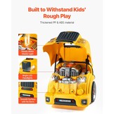Kinderspeelgoed Vrachtwagenmotor Reparatie Set 60 Delig - Geel