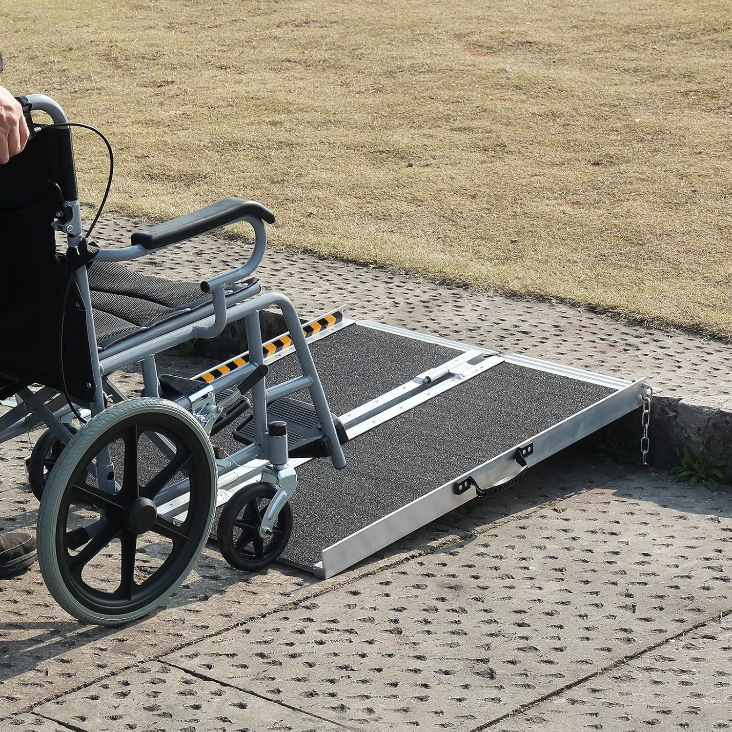 Opvouwbare Rolstoelhelling 61cm Aluminium - 34% Korting!