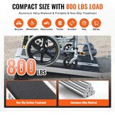 Opvouwbare Rolstoelhelling 61cm Aluminium - 34% Korting!