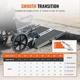 Opvouwbare Rolstoelhelling 61cm Aluminium - 34% Korting!