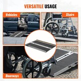 Opvouwbare Rolstoelhelling 61cm Aluminium - 34% Korting!