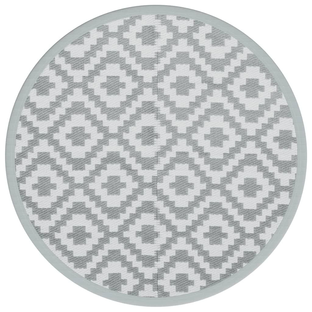 VidaXL Buitenkleed ARAKIL Ø 200 cm - Grijs (34% korting)