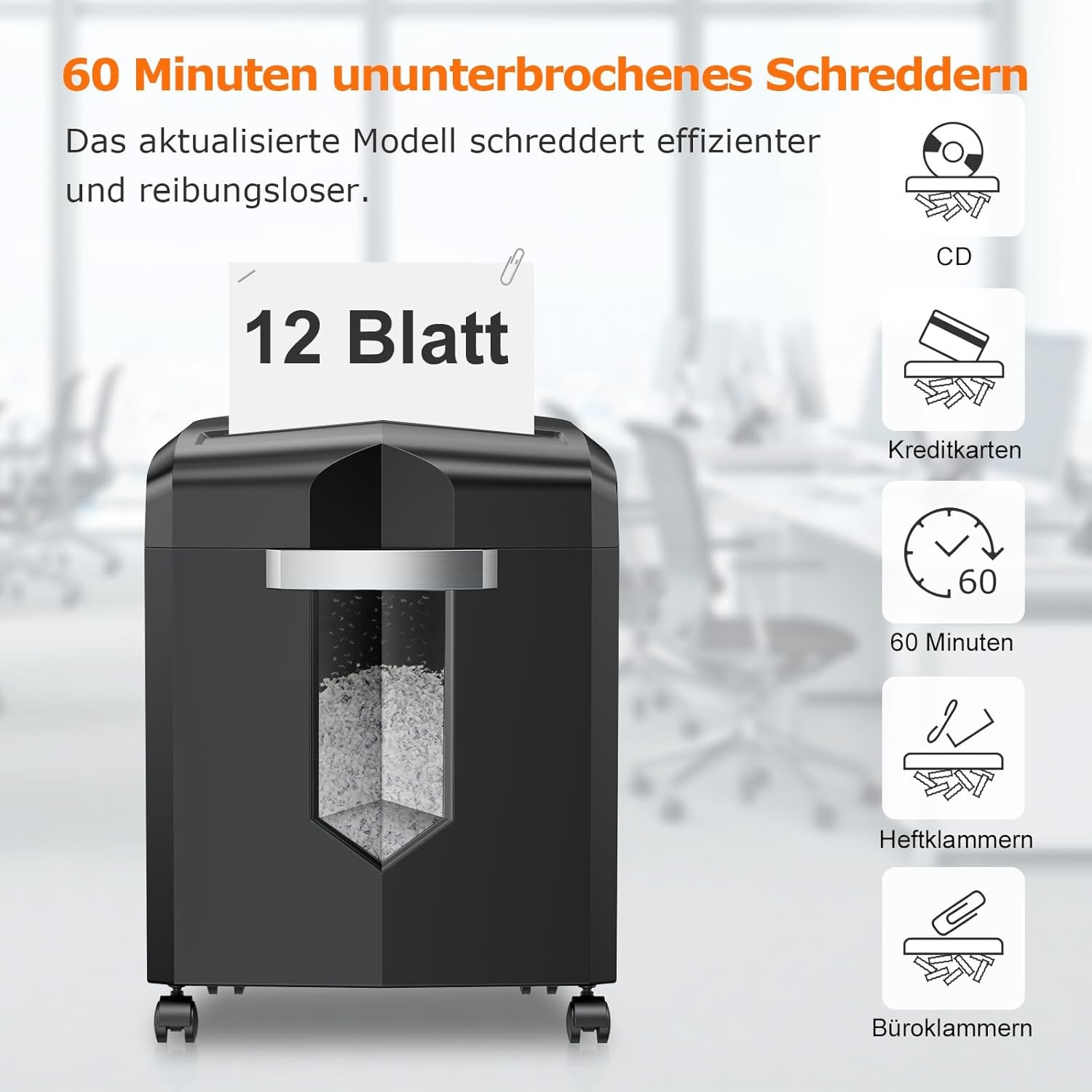 Papiervernietiger 16L P-4 met 29% Korting | Bonsaii C266-B