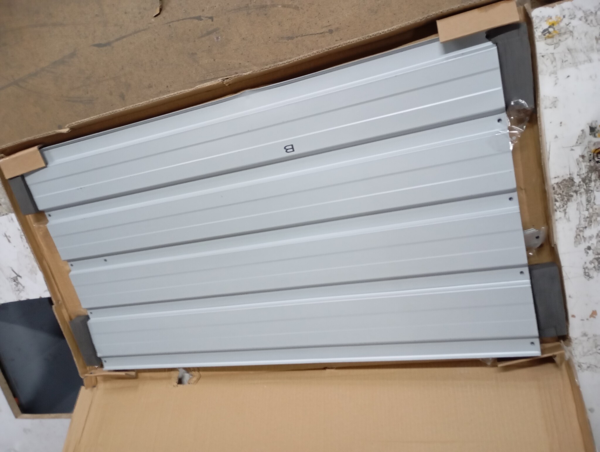 Verhoogde plantenbak 240x80x45cm - Gegalvaniseerd Staal Antraciet (-53%)