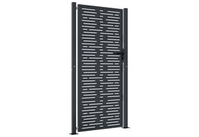 vidaXL Poort Staal Antraciet 105x180cm - 35% Korting