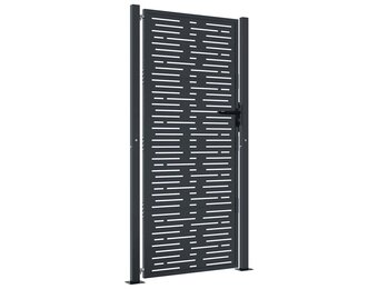 vidaXL Poort Staal Antraciet 105x180cm - 35% Korting