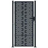 vidaXL Poort Staal Antraciet 105x180cm - 35% Korting