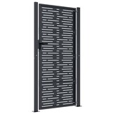 vidaXL Poort Staal Antraciet 105x180cm - 35% Korting