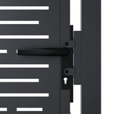 vidaXL Poort Staal Antraciet 105x180cm - 35% Korting