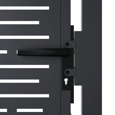 vidaXL Poort Staal Antraciet 105x180cm - 35% Korting