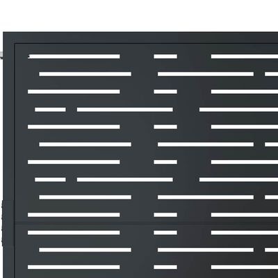 vidaXL Poort Staal Antraciet 105x180cm - 35% Korting