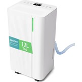 Luchtontvochtiger 12L/dag (25m²) - Energiezuinig & Droogt Kleding - 54% Korting