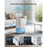 Luchtontvochtiger 12L/dag (25m²) - Energiezuinig & Droogt Kleding - 54% Korting