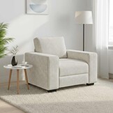 VidaXL Sofastoel Crème 60 cm Fluweel - 35% Korting