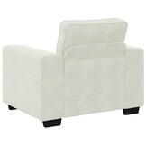 VidaXL Sofastoel Crème 60 cm Fluweel - 35% Korting