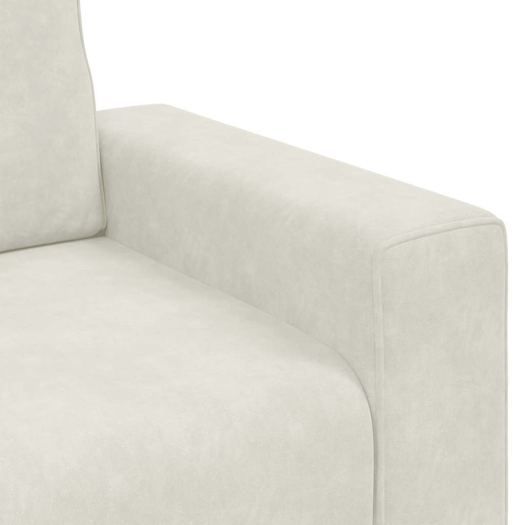 VidaXL Sofastoel Crème 60 cm Fluweel - 35% Korting